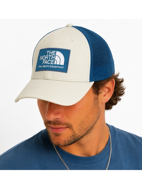 The North Face Other - The North Face Blue Two Tone Colorblock Trucker Hat